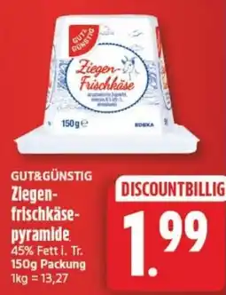 Edeka24 Ziegen-Frischkäse-pyramide Angebot