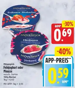 Edeka24 Mövenpick Feinjoghurt oder Mousse Angebot