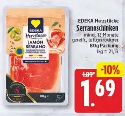 Edeka24 EDEKA Herzstücke Serranoschinken Angebot