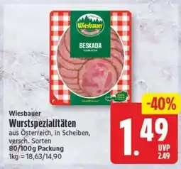 Edeka24 Wiesbauer Wurstspezialitäten Angebot