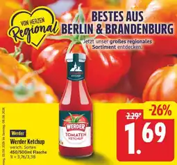 Edeka24 Werder Tomaten Ketchup Angebot