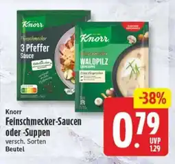 Edeka24 Knorr Feinschmecker-Saucen oder -Suppen Angebot