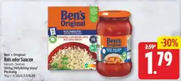 Edeka24 Ben's Original Reis oder Saucen Angebot