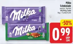 Edeka24 Milka Schokolade Angebot