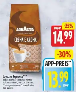 Edeka24 Lavazza Espresso Angebot