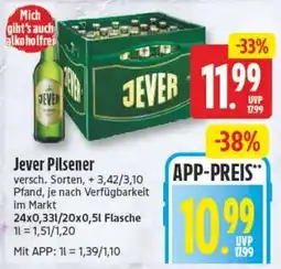 Edeka24 Jever Pilsener Angebot