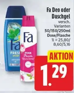 Edeka24 Fa Deo oder Duschgel Angebot