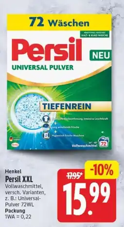 Edeka24 Persil XXL Vollwaschmittel Angebot