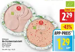 Edeka24 Wiltmann Bio-Frischwurstaufschnitt Angebot