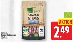 Edeka24 EDEKA Bio Salami-Sticks classic Angebot