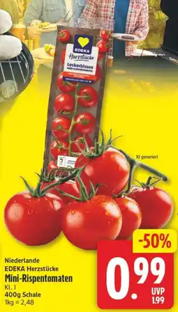 Edeka24 EDEKA Herzstücke Mini-Rispentomaten Angebot