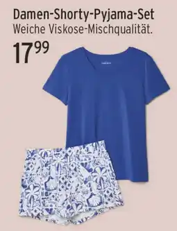 Edeka24 Damen-Shorty-Pyjama-Set Angebot