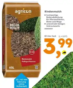 Globus Baumarkt agricon Rindenmulch Angebot