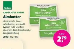 Biomarkt ANDECHSER NATUR Almbutter Angebot