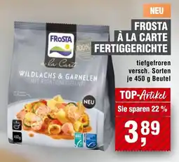 EDEKA Foodservice FROSTA à la Carte Wildlachs & Garnelen mit Rigatoni Giganti Angebot