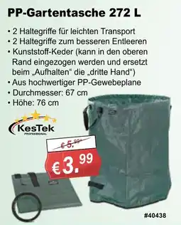 Stabilo Fachmarkt PP-Gartentasche 272 L Angebot