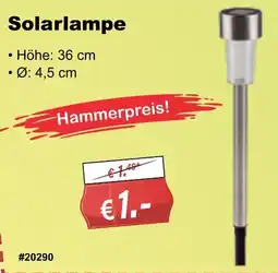 Stabilo Fachmarkt Solarlampe Angebot