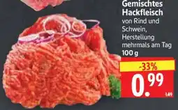 Edeka Herkules Gemischtes Hackfleisch von Rind und Schwein Angebot
