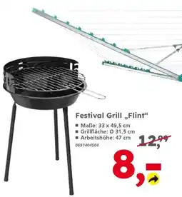 Globus Baumarkt Festival Grill „Flint“ Angebot