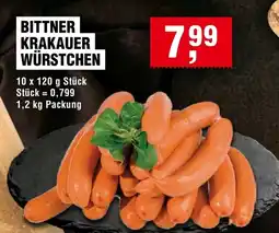 EDEKA Foodservice Bittner Krakauer Würstchen Angebot