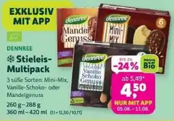 Biomarkt dennree Stieleis-Multipack Angebot