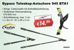 Stabilo Fachmarkt Bypass Teleskop-Atschere 945 BTA1 KesTek Angebot
