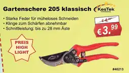 Stabilo Fachmarkt Gartenschere 205 klassisch KesTek Angebot
