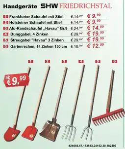 Stabilo Fachmarkt Handgeräte SHW FRIEDRICHSTAL Angebot