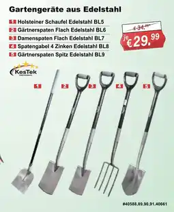 Stabilo Fachmarkt KesTek Gartengeräte aus Edelstahl Angebot