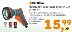 Globus Baumarkt GARDENA Multifunktionsbrause Starter Set "Classic" Angebot