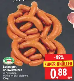 Edeka Herkules Bockwurst, Brühwürstchen Angebot