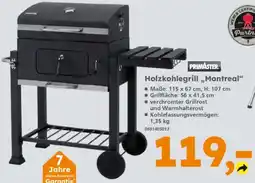 Globus Baumarkt PRIMASTER Holzkohlegrill „Montreal“ Angebot