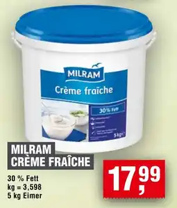 EDEKA Foodservice MILRAM Crème fraîche Angebot