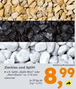 Globus Baumarkt Zierkies und Splitt Angebot