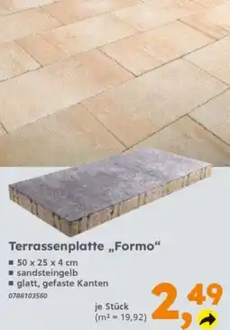 Globus Baumarkt Terrassenplatte "Formo" Angebot