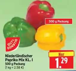 Edeka Herkules Niederländischer Paprika Mix KL. I Angebot