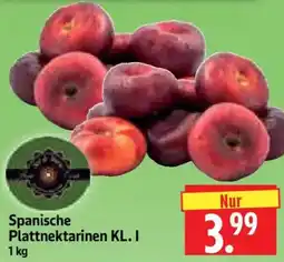Edeka Herkules Spanische Plattnektarinen KL. I Angebot