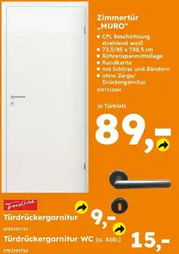 Globus Baumarkt Zimmertür "MURO" Angebot