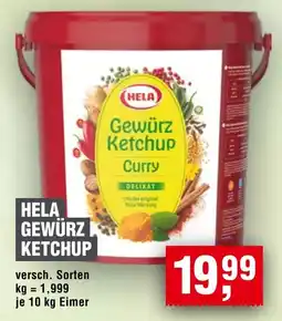 EDEKA Foodservice HELA Gewürz Ketchup Curry Angebot