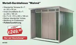 Stabilo Fachmarkt Metall-Gerätehaus "Malmö" Angebot