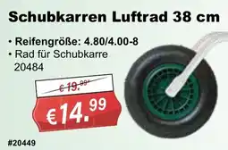 Stabilo Fachmarkt Schubkarren Luftrad 38 cm Angebot