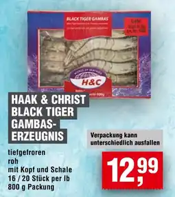 EDEKA Foodservice HAARK & CHRIST BLACK TIGER GAMBAS-ERZEUGNIS Angebot