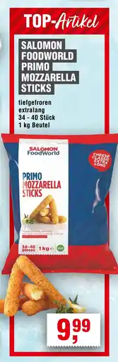 EDEKA Foodservice Salomon FoodWorld Primo Mozzarella Sticks Angebot