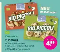 Biomarkt FOLLOWFOOD Piccolis Angebot