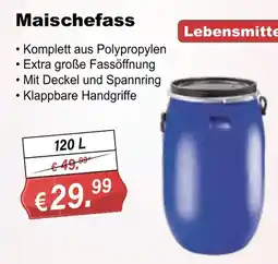 Stabilo Fachmarkt Maischefass Angebot