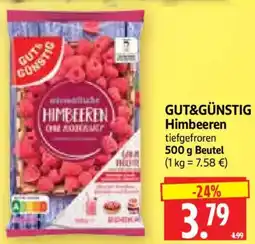 Edeka Herkules GUT&GÜNSTIG Himbeeren Angebot