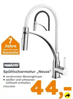 Globus Baumarkt PRIMASTER Spültischarmatur „Neuss“ Angebot