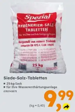 Globus Baumarkt Spezial Regenerier-Salz-Tabletten Angebot