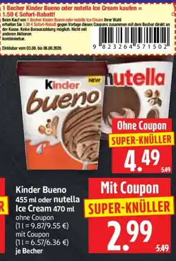 Edeka Herkules Kinder Bueno Ice Cream Angebot