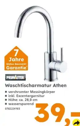 Globus Baumarkt PRIMASTER Waschtischcharmatur Athen Angebot
